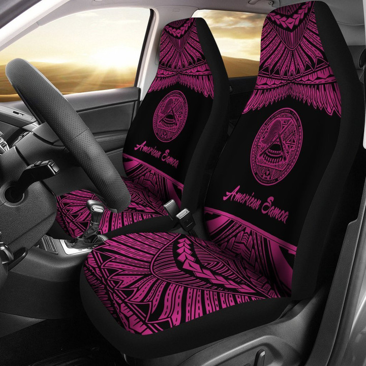 AIO Pride American Samoa Polynesian Car Seat Cover - Pride Pink Version