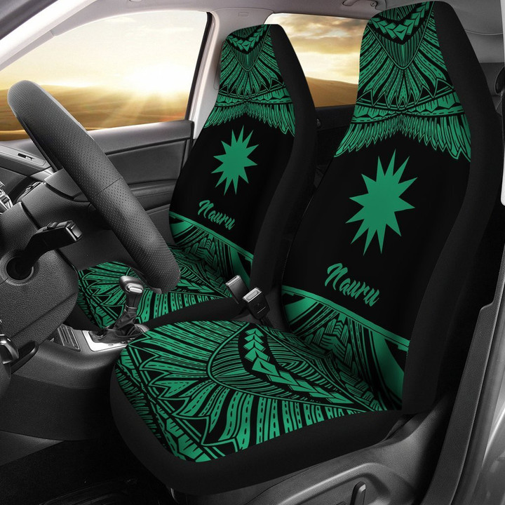 AIO Pride Nauru Polynesian Car Seat Cover - Pride Green Version