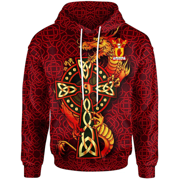 AIO Pride MacGeachen Family Crest Hoodies - Celtic Red Dragon
