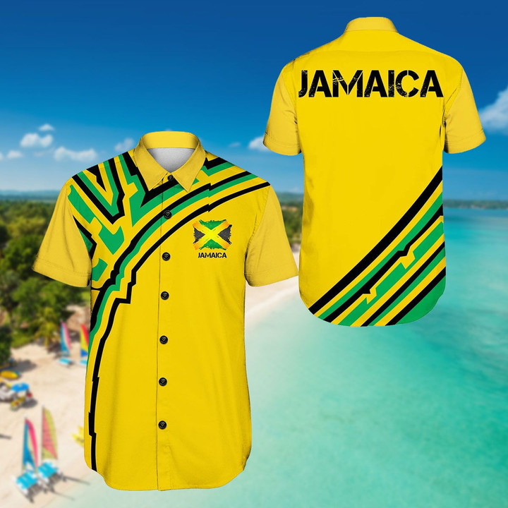 AIO Pride - Jamaica Vintage Flag Hawaiian Shirt