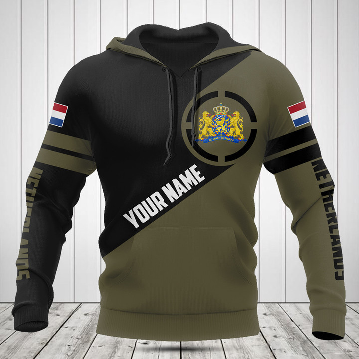 Customize Netherlands Coat Of Arms Round Shirts