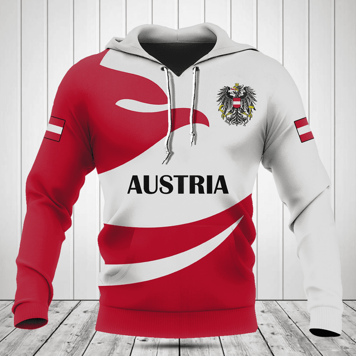 Austria Flag Fire Style Shirts