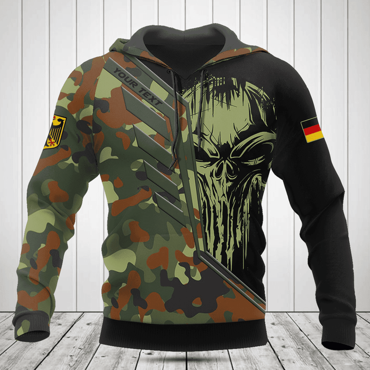 Customize Germany Wing Skull Camouflage Shirts
