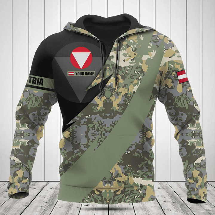 Customize Austrian Army Camo Fire Style Shirts