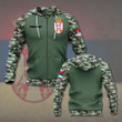 AIO Pride - Customize Serbia Coat Of Arms Camo Unisex Adult Hoodies