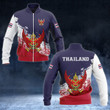 AIO Pride - Thailand Coat Of Arms - New Version Unisex Adult Bomber Jacket