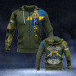AIO Pride - Customize Swedish Army - Torn 3D Unisex Adult Hoodies