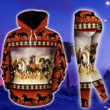 AIO Pride - Horse Riding Native American Pullover Hoodie Or Legging