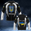 AIO Pride - Customize Ukraine Coat Of Arms Black Style Unisex Adult Hoodies