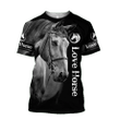 AIO Pride - Horse Black Unisex Adult Shirts
