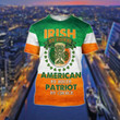 AIO Pride - Irish By Blood American By Birth Patriot By Choice Unisex Adult Shirts