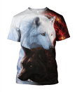 AIO Pride - Galaxy Wolf Unisex Adult Shirts