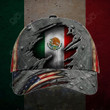 AIO Pride - Mexico United States Flags 3D Unisex Cap