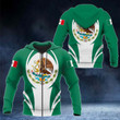 AIO Pride - Mexico Coat Of Arms 3D Form Unisex Adult Hoodies