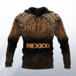 AIO Pride - Mexico Aztec Calendar 3D Unisex Adult Hoodies