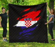 AIO Pride - Croatia Special Grunge Style Premium Quilt