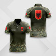 AIO Pride - Custom Name Albania Coat Of Arms Camo Flag Unisex Adult Shirts
