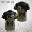 AIO Pride - Custom Name Coat Of Arms Iraq Unisex Adult Shirts