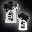 AIO Pride - Custom Name Coat Of Arms Hungary - White Unisex Adult Shirts