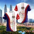 AIO Pride - Custom Name Malaysia Flag Wave Style Flag Unisex Adult Shirts