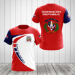 AIO Pride - Custom Name Dominican Republic Flag Sport Style Unisex Adult Shirts