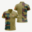 AIO Pride - Custom Name Belgium Coat Of Arms Half Camo Design Unisex Adult Shirts