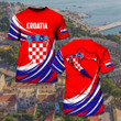 AIO Pride - Croatia Coat Of Arms & Map Unisex Adult T-shirt
