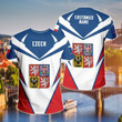 AIO Pride - Customize Czech Republic New Unisex Adult T-shirt