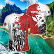 AIO Pride - Customize Hawaii King Polynesian Sonic Style Unisex Adult T-shirt