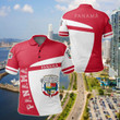AIO Pride - Panama Premium Style Red Unisex Adult Polo Shirt