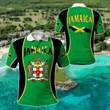 AIO Pride - Jamaica Coat Of Arms Unisex Adult Polo Shirt