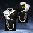 AIO Pride - Customize Germany Coat Of Arms & Flag Unisex Adult Polo Shirt