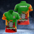 AIO Pride - Zambia Coat Of Arms - New Version Unisex Adult Polo Shirt