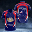 AIO Pride - Customize Australia Map & Coat Of Arms Unisex Adult Polo Shirt