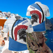 AIO Pride - Greece - Spartan Warrior Helmet Vintage Ethnic Seamless Unisex Adult Polo Shirt