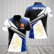 AIO Pride - Customize Finland Proud With Coat Of Arms V2 Unisex Adult Polo Shirt