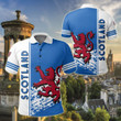 AIO Pride - Scotland Coat Of Arms Quarter Style Unisex Adult Polo Shirt