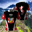 AIO Pride - Peru Proud Of My Country Unisex Adult Polo Shirt