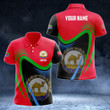 AIO Pride - Customize Eritrea Version Flag Color Unisex Adult Polo Shirt