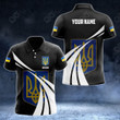 AIO Pride - Custom Name Ukraine Proud Of My Country Unisex Adult Polo Shirt