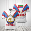 AIO Pride - Eritrea Coat Of Arms And Flag - White Unisex Adult Polo Shirt