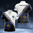 AIO Pride - Custom Name Kosovo Line New Version Unisex Adult Polo Shirt