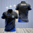 AIO Pride - Customize Kosovo Coat Of Arms Neon Style Unisex Adult Polo Shirt