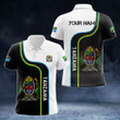 AIO Pride - Customize Tanzania Line Color Unisex Adult Polo Shirt