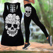 AIO Pride Skull Made Of Dogs Hollow Tank Top Or High Waist Leggings