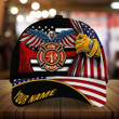 AIO Pride Custom Name Premium Firefighter Cap, Best Gift For Firefighter Lover