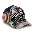 AIO Pride Premium Unique Cap Veteran Eagle Full Printed 3D Hat
