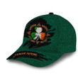 AIO Pride The Unique Cracked Patrick's Day 3D Hats Green Printed Custom Name