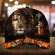 AIO Pride Premium Unique God Jesus Lion Faith Over Fear Custom Name Full Printed 3D Hat