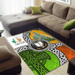AIO Pride House of O'DONOVAN Family Crest Area Rug - Ireland With Circle Celtics Knot